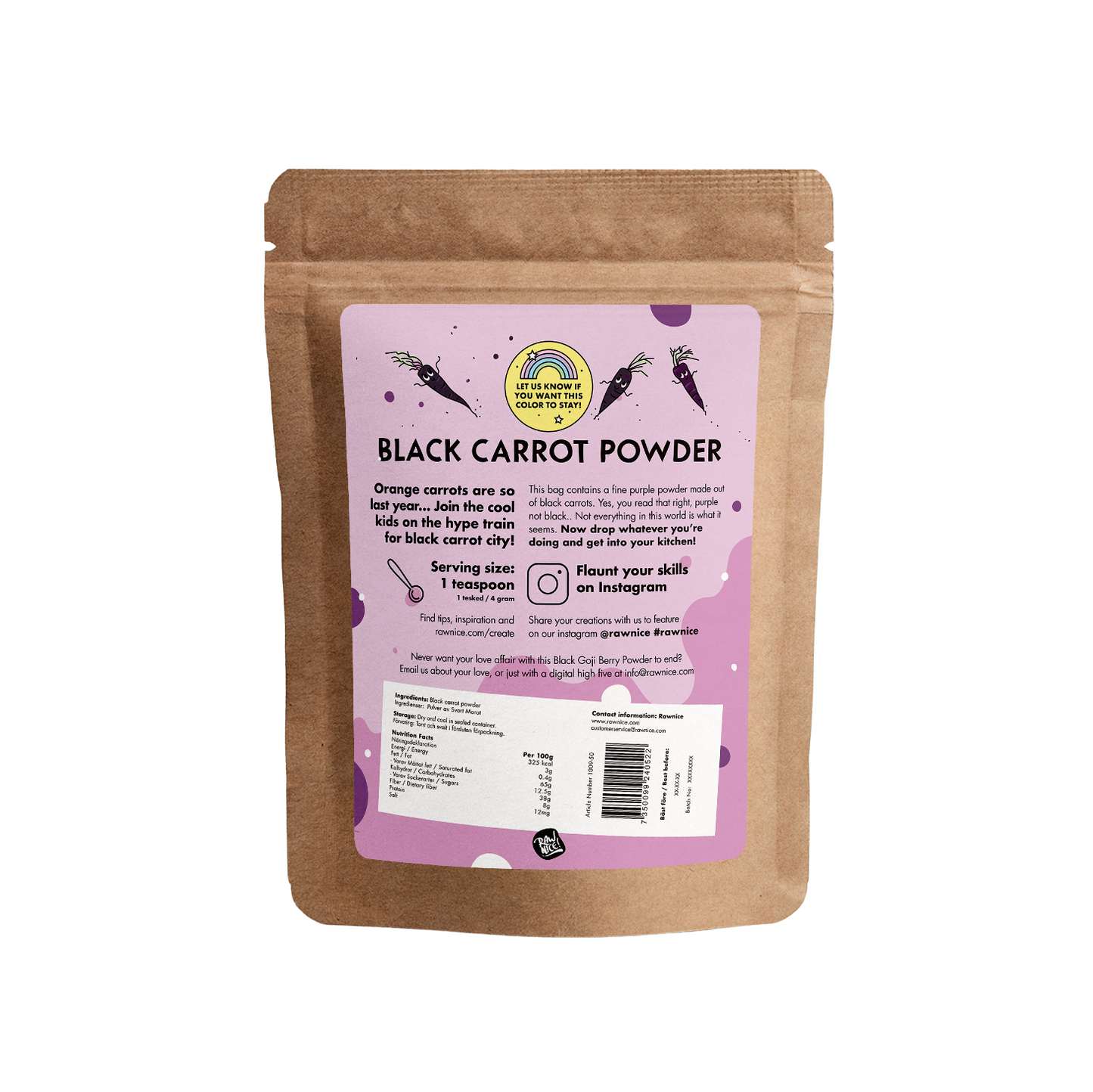 Black Carrot Powder - Short Date