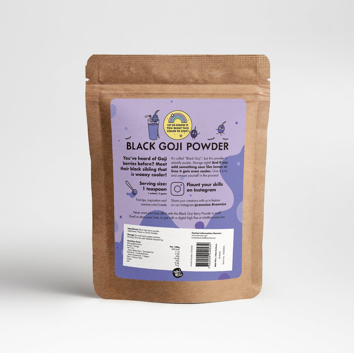 Black Goji Powder - Short Date