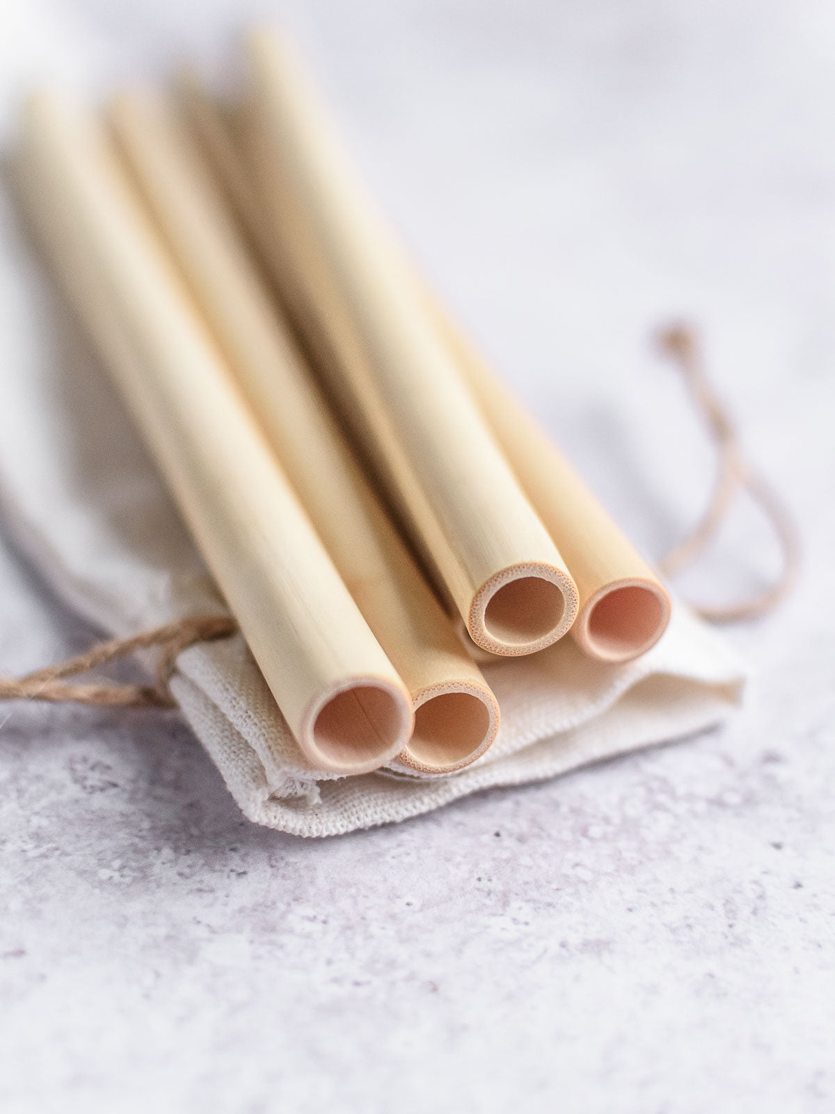 Bamboo Straws x 5