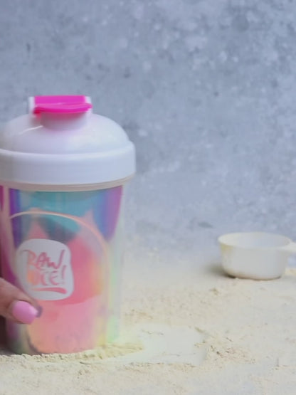 Shaker bottle iridescent